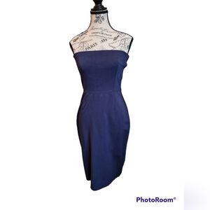 NWOT GAP Navy Blue Strapless Dress